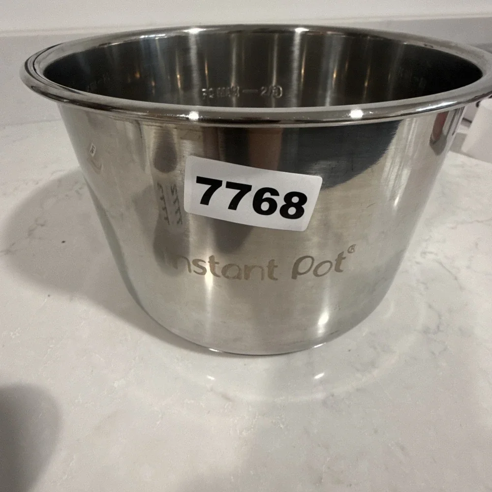 Instant Pot Duo Mini V5 Stainless Steel‎ Inner Pot Replacement Part 3Qt EUC OEM